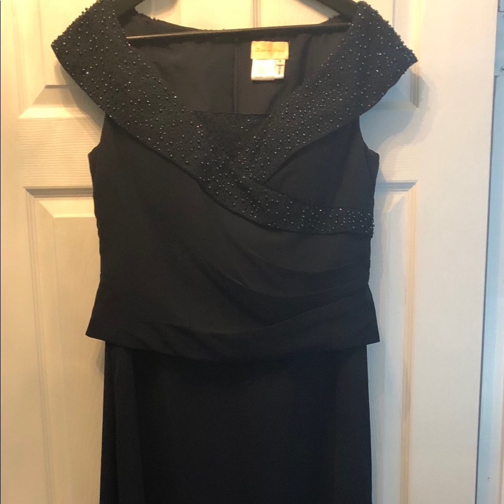 Evening dress navy blue